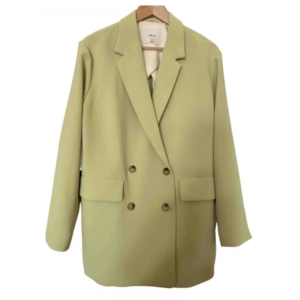 Aritzia Wilfred Blazer in Pistachio